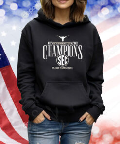 Official Texas Longhorns 2025 SEC Men’s Swimming And Diving Conference Champions It Just Means More Shirt