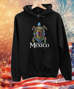 Official The Gulf Of Mexico Mexican Souvenir Sea Turtle T-Shirt