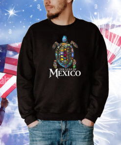 Official The Gulf Of Mexico Mexican Souvenir Sea Turtle T-Shirt