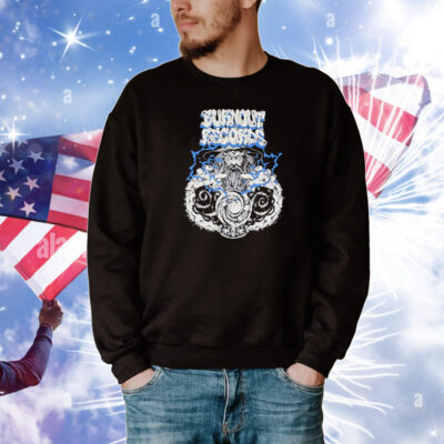 Oliver Francis Burnout Records Big T-Shirt