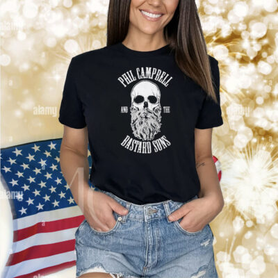 Phil Campbell And The Bastard Sons Skull Beard Shirt