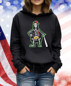Philadelphia Phillies Philly Phan To The Bone Phillie Phanatic Mascot Skeleton Shirt
