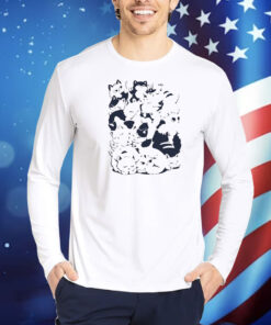 Pixel Eyebat Purrfect Afternoon Cats Shirt