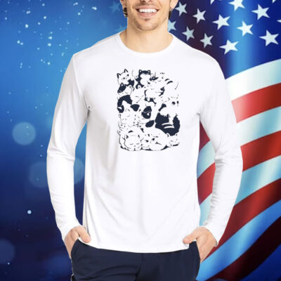 Pixel Eyebat Purrfect Afternoon Cats Shirt