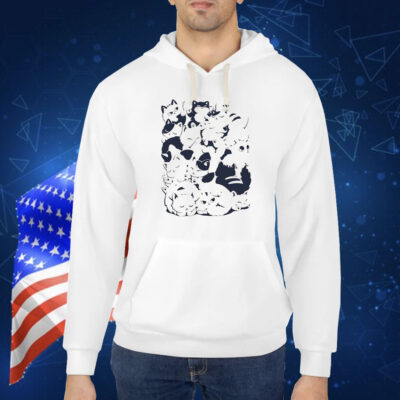 Pixel Eyebat Purrfect Afternoon Cats Shirt