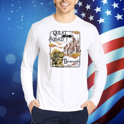 Quest Fantasy Squad Broccoli Cat Shirt