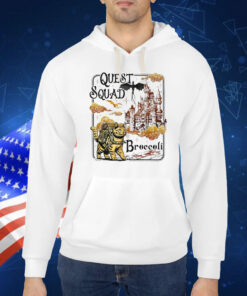 Quest Fantasy Squad Broccoli Cat Shirt