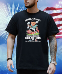 Saquon Barkley Beat Stomp Patrick Mahomes Philadelphia Eagles Philly Vs Kansas City Chiefs Super Bowl Champions 2025 Nola Shirt