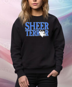 Sheer Terror Logo With Dog In Letters Tee Shirt