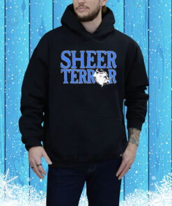 Sheer Terror Logo With Dog In Letters Tee Shirt