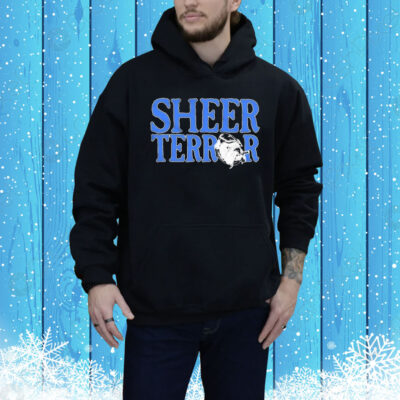 Sheer Terror Logo With Dog In Letters Tee Shirt