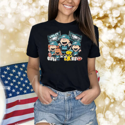 Snoopy And Friends Fan The Peanuts Philadelphia Eagles Philly Shirt