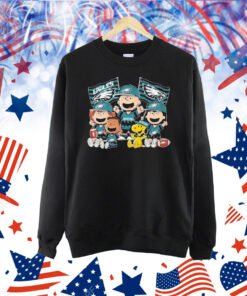 Snoopy And Friends Fan The Peanuts Philadelphia Eagles Philly Shirt