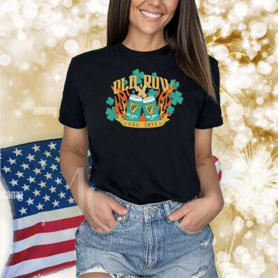 The Flaming Irish Beers Old Row Est 2014 Shirt