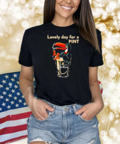 The Irish Party Bird Lovely Day For A Pint Old Row Est 2014 Shirt