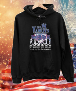 The New York Yankees 1923 2025 Thank You For The Memories Signatures T-Shirt