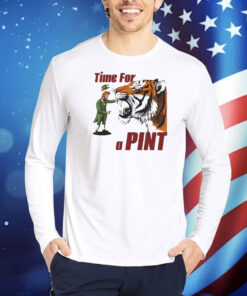 Time For A Pint Tiger St Patrick’s Day Shirt