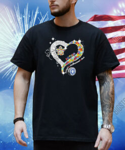 Toronto Maple Leafs Autism Accept Understand Love Heart Diamond Shirt