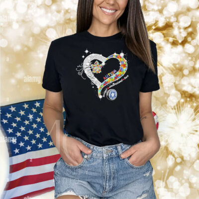 Toronto Maple Leafs Autism Accept Understand Love Heart Diamond Shirt