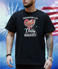 Washington Commaners Lady Sassy Classy And A Tad Badassy Diamond Heart Shirt