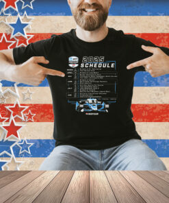 2025 NTT INDYCAR Series Schedule Shirt