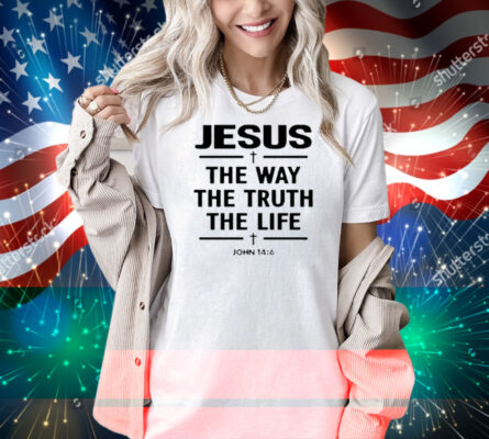 Alisson Becker Wearing Jesus The Way The Truth The Life Shirt