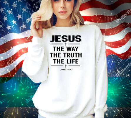 Alisson Becker Wearing Jesus The Way The Truth The Life Shirt