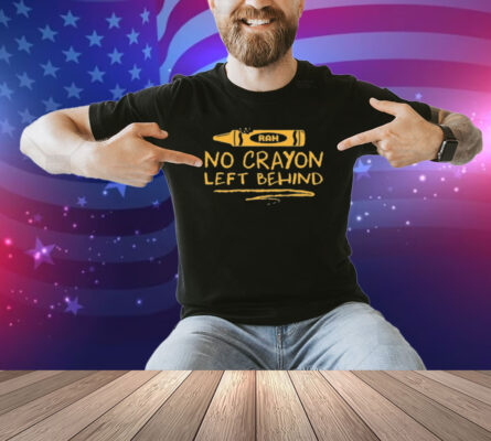 Andrew Fox Wearing Rah No Crayon Left Behind Shirt