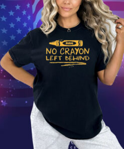 Andrew Fox Wearing Rah No Crayon Left Behind Shirt