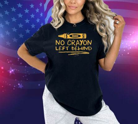 Andrew Fox Wearing Rah No Crayon Left Behind Shirt
