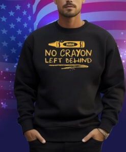 Andrew Fox Wearing Rah No Crayon Left Behind Shirt