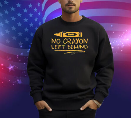 Andrew Fox Wearing Rah No Crayon Left Behind Shirt