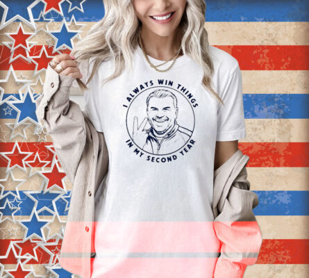 Ange Postecoglou I Always Win Things In My Second Year Tottenham Shirt