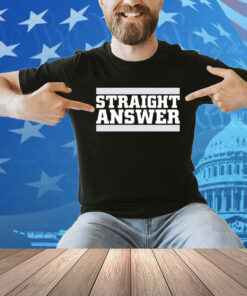 Anies Baswedan Straight Answer Shirt