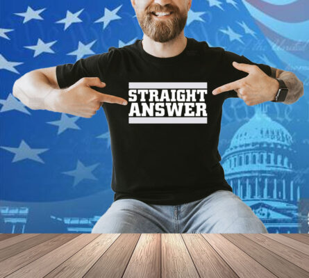 Anies Baswedan Straight Answer Shirt