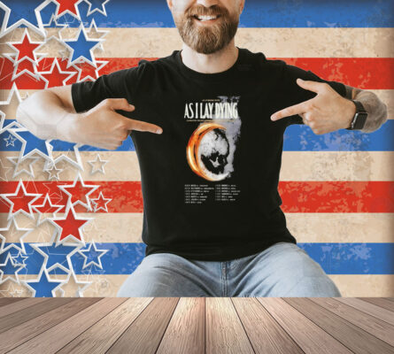 As I Lay Dyin Tour 2025 Dates Moon Skull Shirt