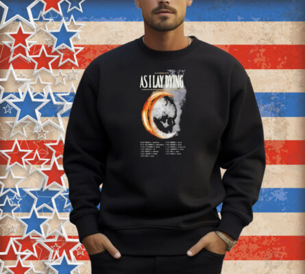 As I Lay Dyin Tour 2025 Dates Moon Skull Shirt