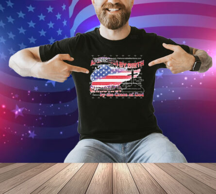 Autistic By Birth Gay By The Grace Of God American Flag Shirt