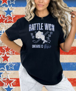 Battle Won Ontario Is Blue Shirt