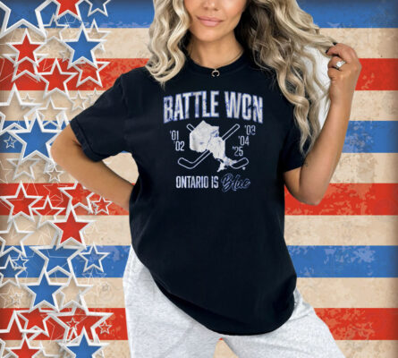 Battle Won Ontario Is Blue Shirt