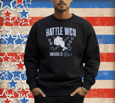 Battle Won Ontario Is Blue Shirt