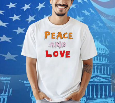 Bella Freud Peace And Love Shirt