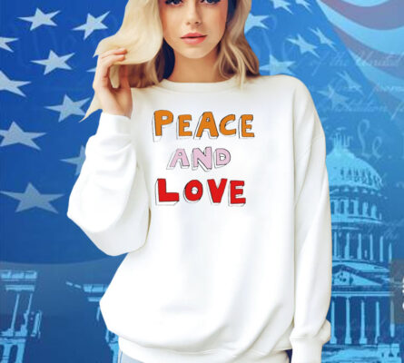 Bella Freud Peace And Love Shirt