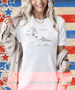 Bird Diagram Camera Wireless Antenna Microphone Speaker CPU Battery Inductive Charging Coil Shirt