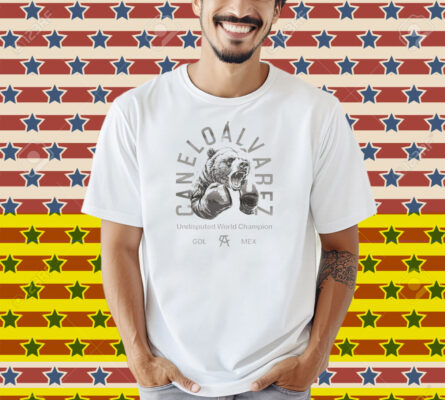 Canelo Alvarez Bear In Mind Undisputed World Champion GDL MEX Shirt