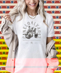 Canelo Alvarez Bear In Mind Undisputed World Champion GDL MEX Shirt