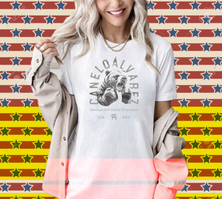 Canelo Alvarez Bear In Mind Undisputed World Champion GDL MEX Shirt