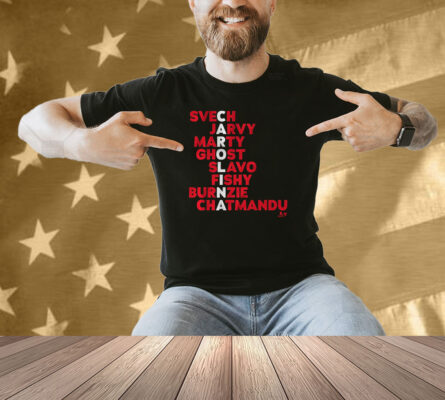 Carolina Hockey Names 2025 Shirt