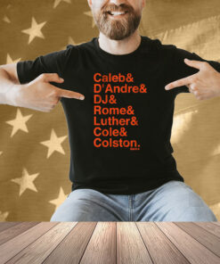 Chicago Football Caleb & D'Andre & DJ & Rome & Luther & Cole & Colston Shirt