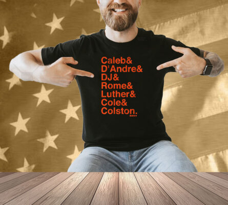 Chicago Football Caleb & D'Andre & DJ & Rome & Luther & Cole & Colston Shirt